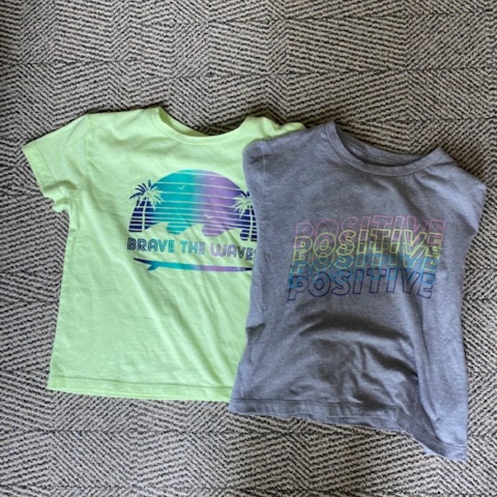 J. Crew Crewcuts Active Set of T-shirts Size 6/7 S